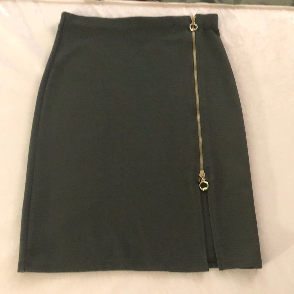 Green skirt